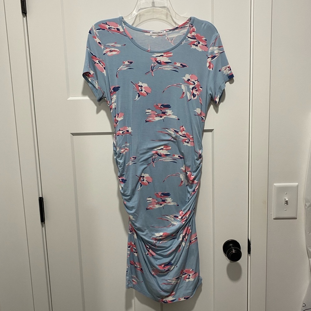 Smallshow Floral Blue Dress